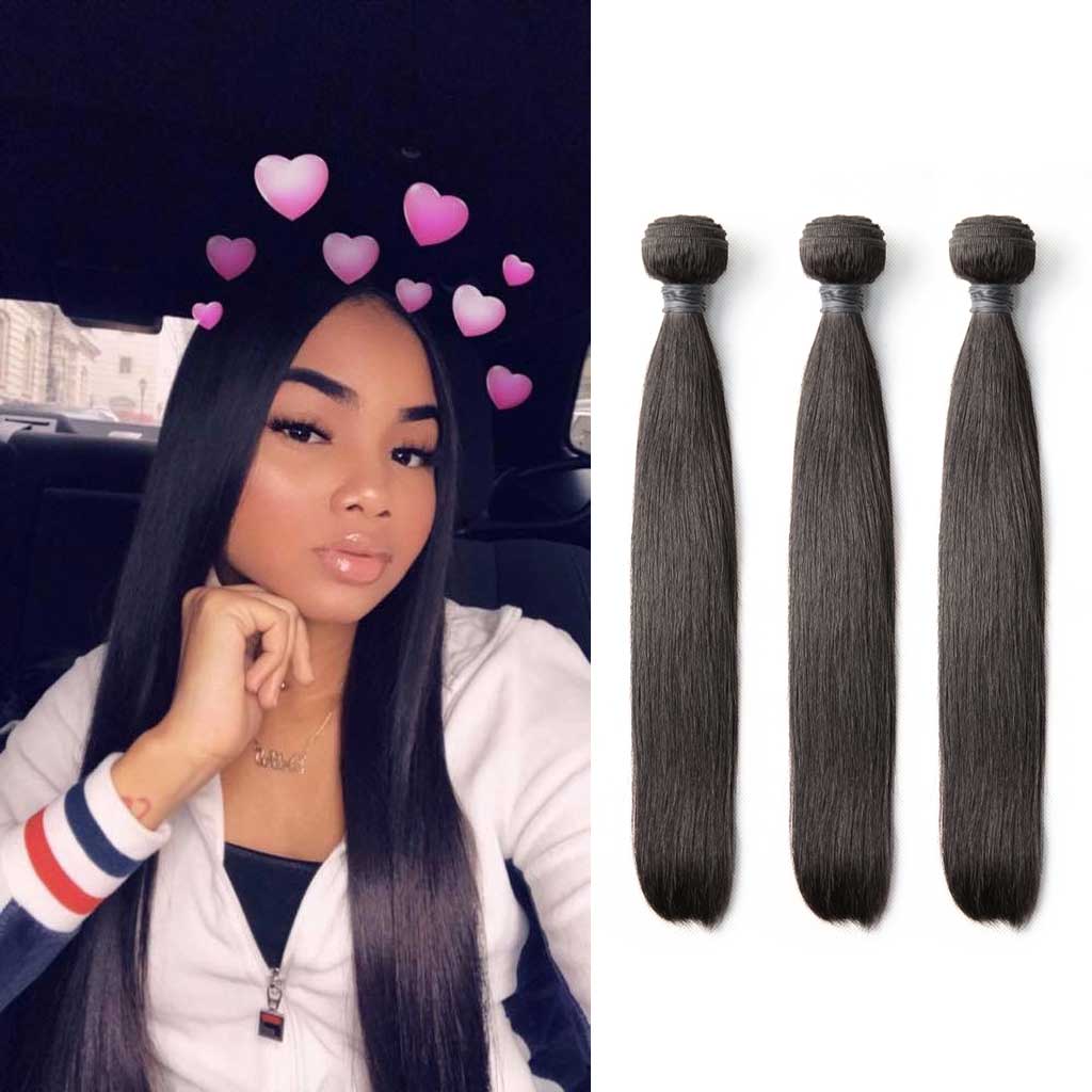 Fireshe Hair Straight Hair 3 Bundles Deal